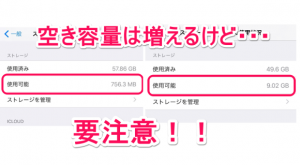 iOS10でストレージ裏技実験