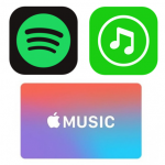 Spotify、Apple Music、LINE MUSIC