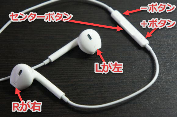 iPhoneの説明書 EarPods