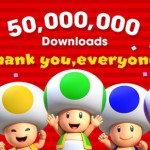 スーパーマリオラン 5,000万ダウンロード