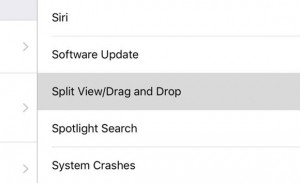 iOS10 ベータ ドラッグ&ドロップ
