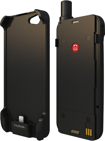 iPhone5で衛星電話