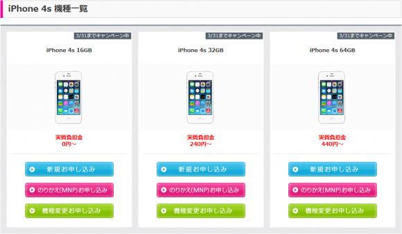 ソフトバンクオンラインショップの整備済みiphone4sで全モデル購入可能に Iphone Mania