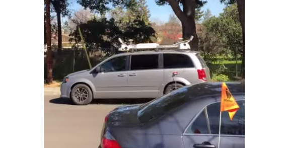 カリフォルニア州パロアルト市でも例のappleの車が出現 Iphone Mania