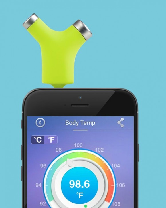 Wishbone: The World's Smallest Smart Thermometer by Joywing Tech