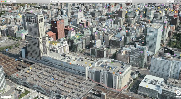 アップル マップ の3d Flyover機能に札幌含む21都市を正式追加 Iphone Mania