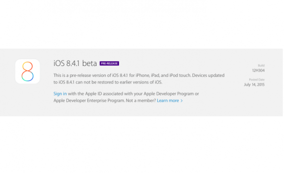 Apple Os X 10 10 5とios 8 4 1のベータ版を開発者向けにリリース Iphone Mania