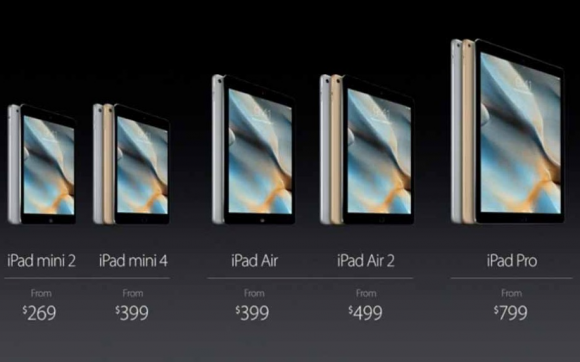 iPad mini4、本日発売、価格は399ドルから！iPad mini2は値下げして