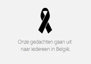 Apple　ベルギー　喪章