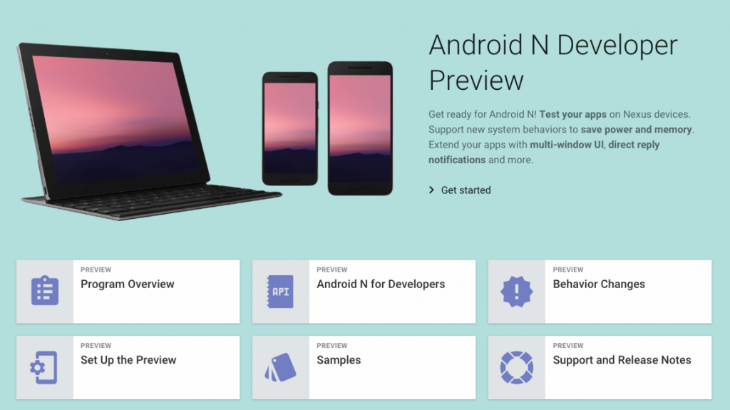 Android N　開発者