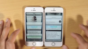 iPhone SE　iPhone5s　動作　比較