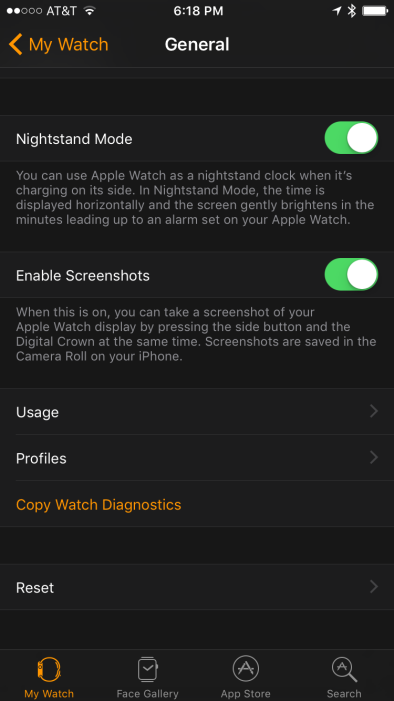 Apple Watch watchOS3