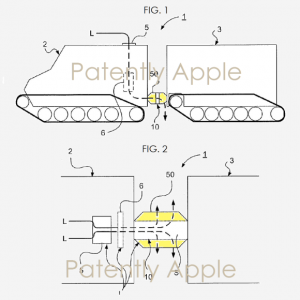 Apple 特許　連結車両用操舵装置