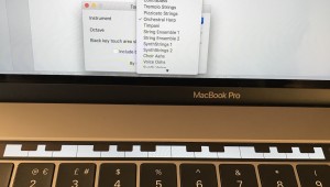 macbook pro touch bar piano