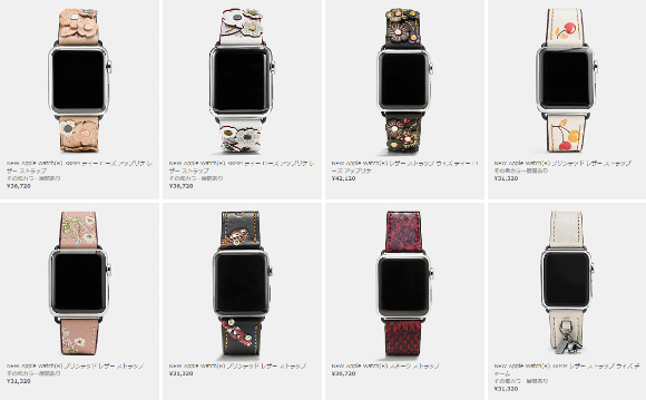 COACH、Apple Watch用ストラップに秋の新作12点を発売 - iPhone Mania