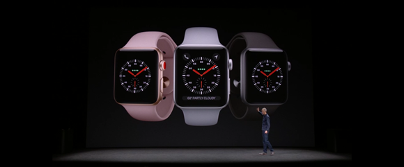 速報】Apple Watch Series 3発表！単体で通話可、9月22日発売 - iPhone ...