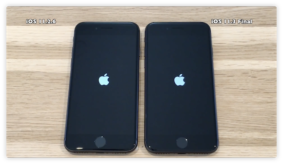 iOS11.3 iOS11.2.6 比較