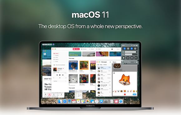 macOS 11 コンセプトデザイン