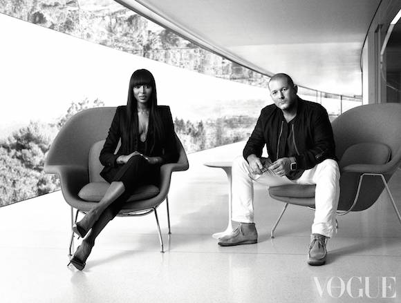 ジョナサン・アイブ氏 ナオミ・キャンベル氏 Vogue