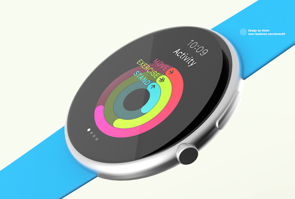 円形 Apple Watch コンセプトデザイン Alcion Design