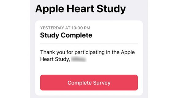 apple heart study