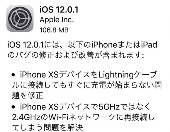 iOS12.0.1