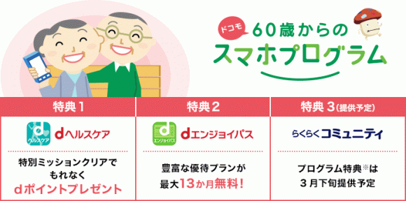 ドコモ 60 歳 以上 1980 円