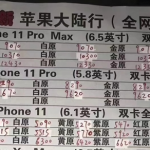 iphone11 中国　転売　価格