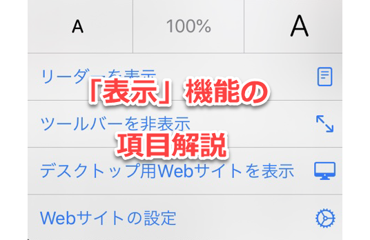 iOS13】便利度アップ！新しいSafariの「表示」機能を使いこなす