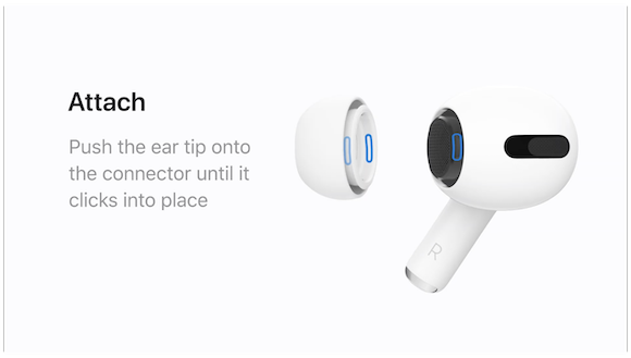 Apple Support AirPods Pro イヤーチップ交換方法