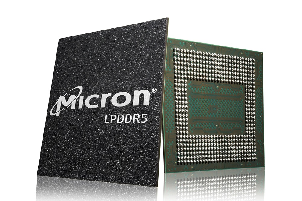 LPDDR5 made by Micron high res image