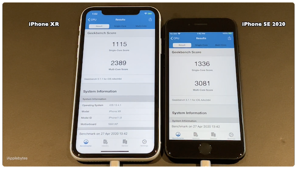 iPhone SE（第2世代） iPhone XR 比較