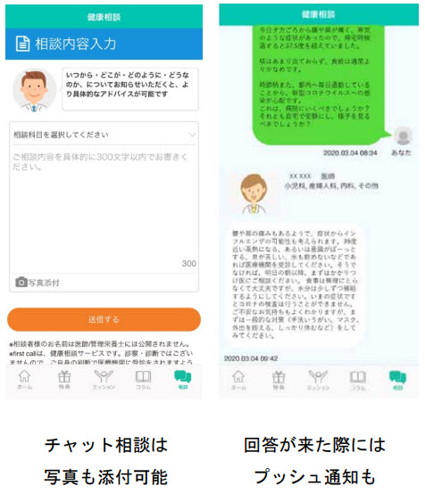 dヘルスケア オンライン健康相談