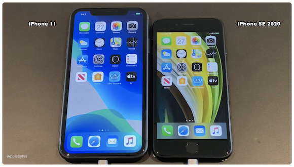 iPhone SE（第2世代） iPhone11 比較