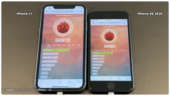 iPhone SE（第2世代） iPhone11 比較