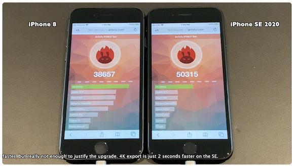 iPhone SE（第2世代） iPhone8 比較