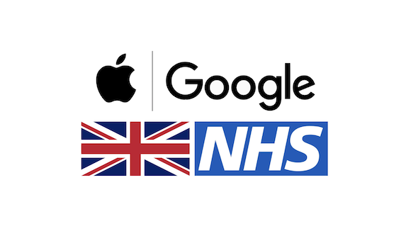 Apple Google NHS イギリス