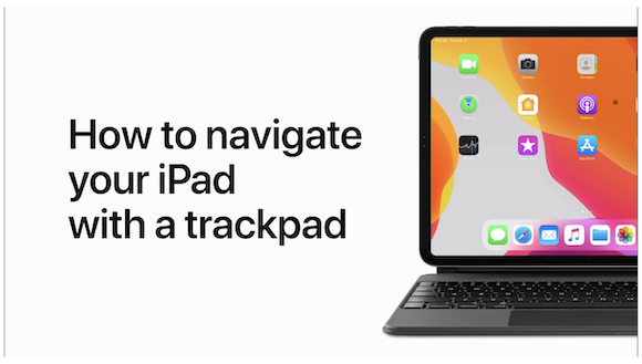 Apple Support iPad トラックパッド