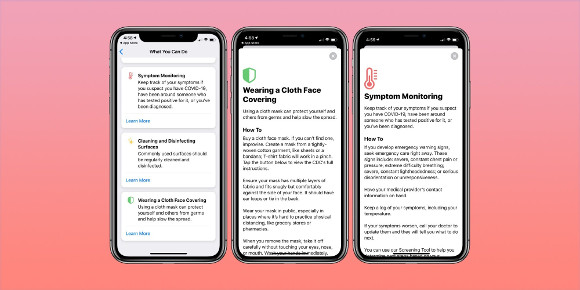 apple-covid-19-screening-app-mask-tips-cdc-sympotoms-more