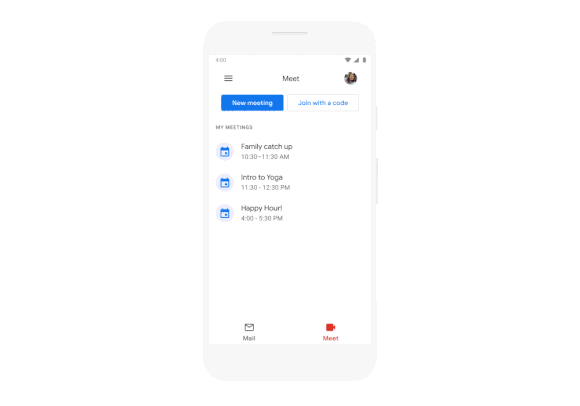 Google Gmail Meet