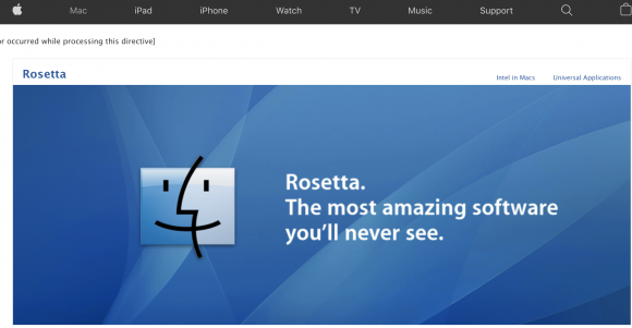 Apple Rosetta