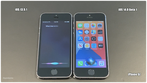 iOS14ベータ1 スピードテスト