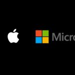 Microsoft Apple logo