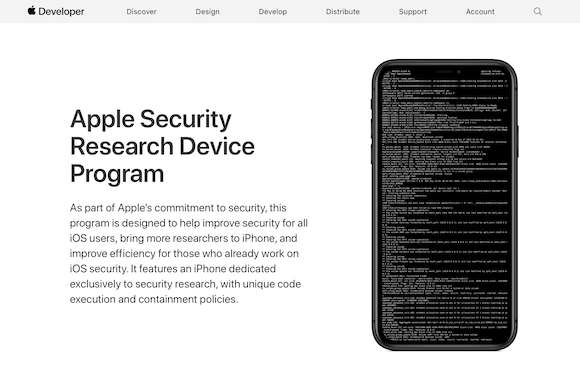 Apple Security Research Device Program
