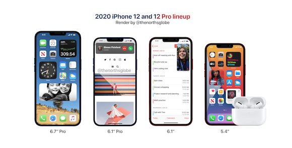 iPhone12 lineup concept