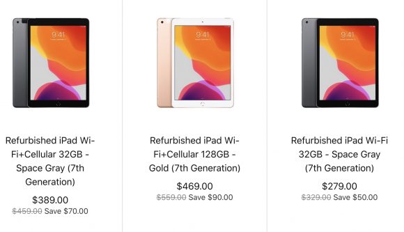Apple iPad（第7世代）整備済製品　アメリカ