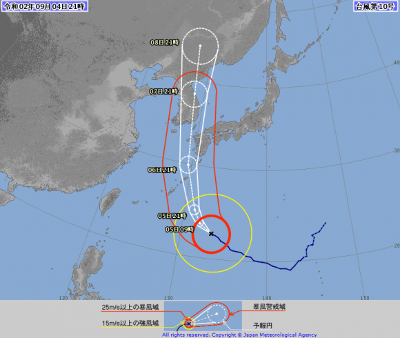 台風10号