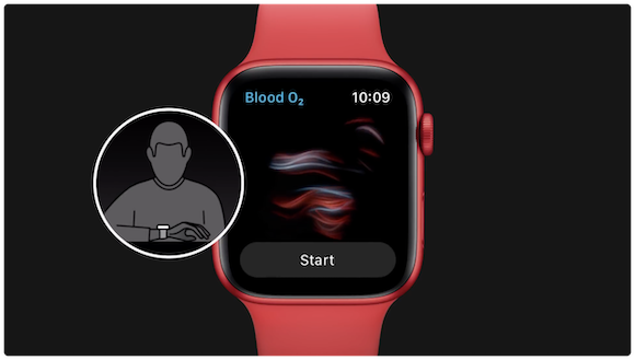 Apple Watch 血中酸素濃度