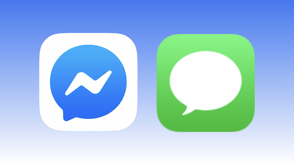 Facebook Messenger-Apple Message