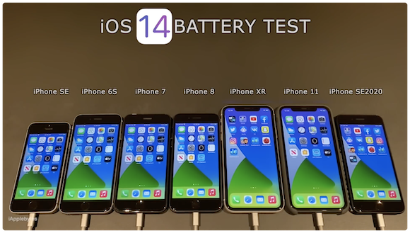 iOS14 バッテリーテスト